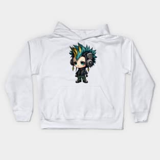 Chibi Punk Boy Kids Hoodie